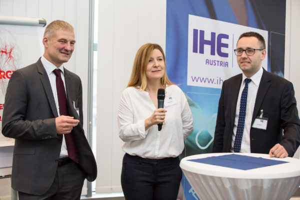 Wien - IHE Day am 8.11.17 in Wien mit hochrangigen, internationel erfolgreichen Speaktern wie Dr. Herwig Ostermann, BMGF; Aron Appel-Jeronen (CSC); Dr. DI Günter Rauchegger, Vorstandsmitglied IHE Austria (/Geschäftsführer ELGA GmbH) und DI Jürgen Brandstätter, Vorstandsmitglied IHE Austria.